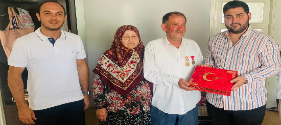 İzmit Belediyesi Gazilerimize Vefa Ziyaretlerine Devam Ediyor.