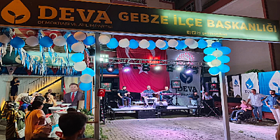 DEVA Partisi Gebze Zafer Bayramını Etkinlikle Kutladı.